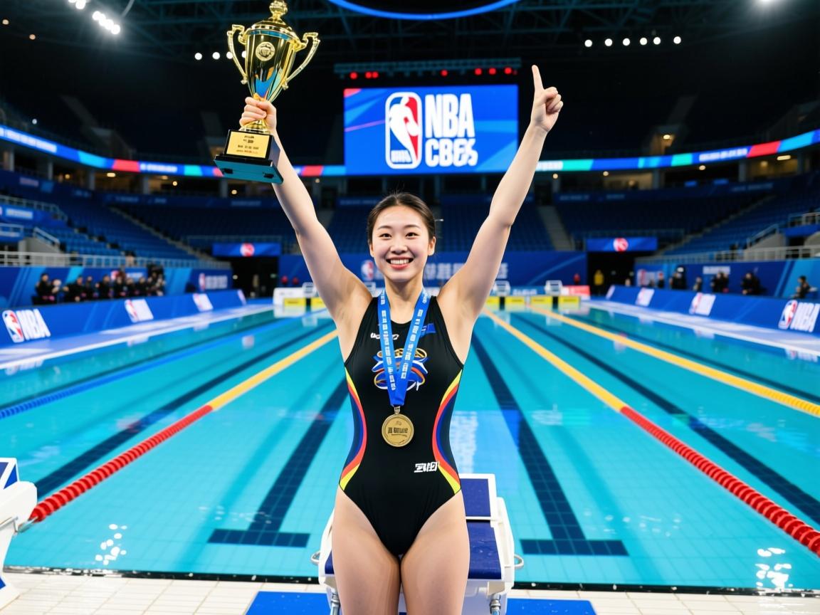 游泳比赛新晋女子夺冠,绝对实力! 第2张